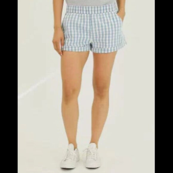 Brand New Women’s Rewash Gingham Print Short Shorts - Picture 12 of 13